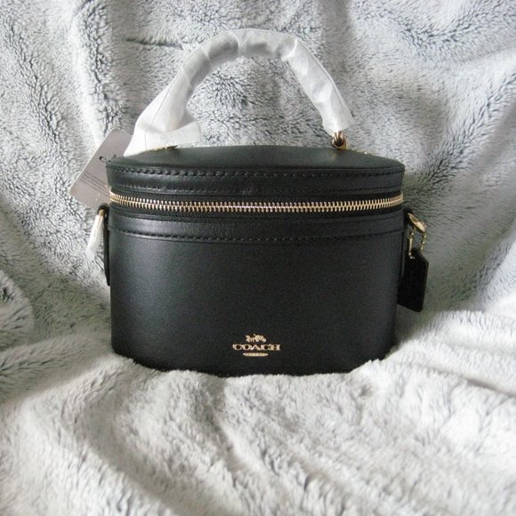 Coach Handbags - Coach Smooth Black Leather Trail Bag #31730 NWT